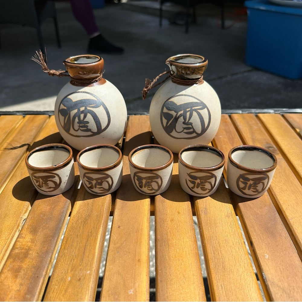 Authentic Japanese Ceramic Sake Set